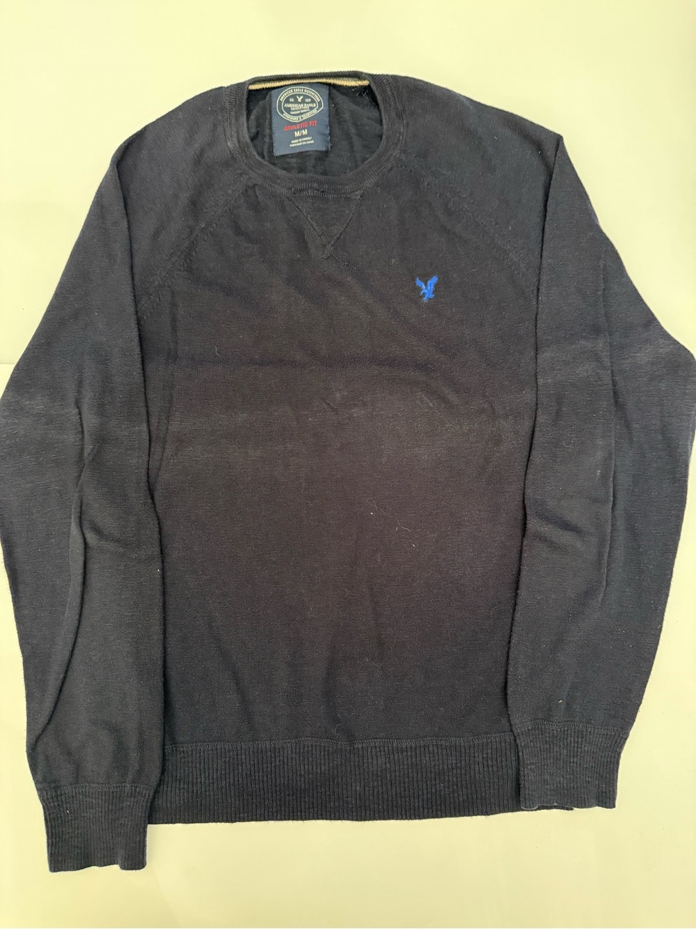 American Eagle Outfitters Navy Crewneck Sweater - Men's M